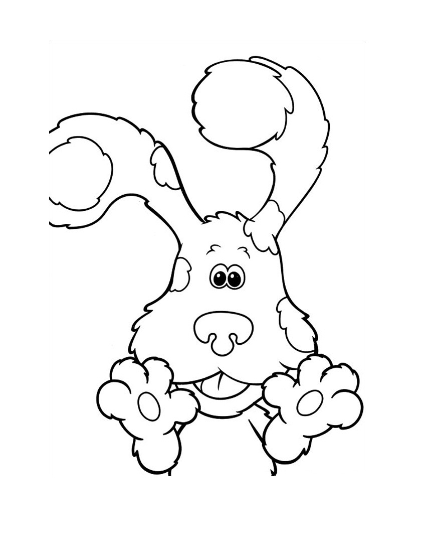 Free Printable Blues Clues Coloring Pages For Kids