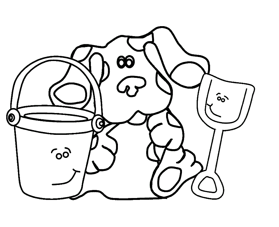 Free Printable Blues Clues Coloring Pages