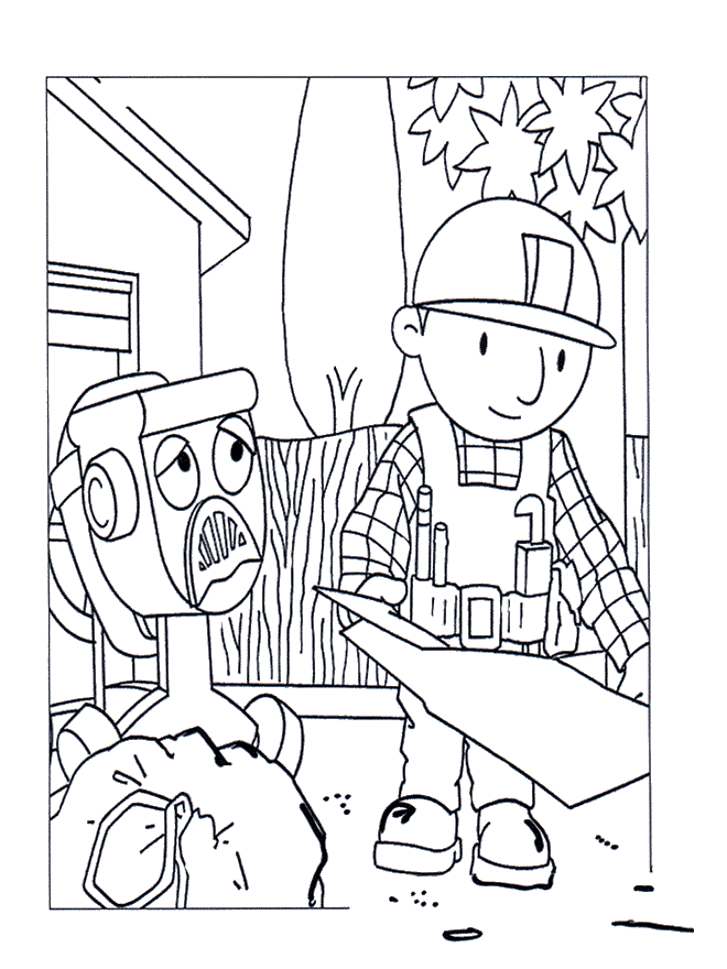 Bob The Builder Coloring Pages Printable