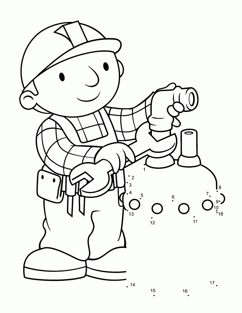 Bob The Builder Coloring Pages