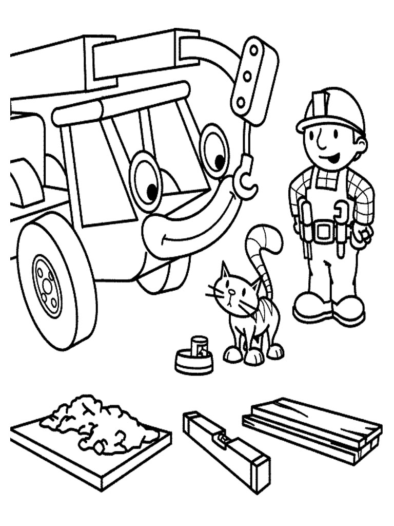 Free Printable Bob The Builder Coloring Pages For Kid - vrogue.co