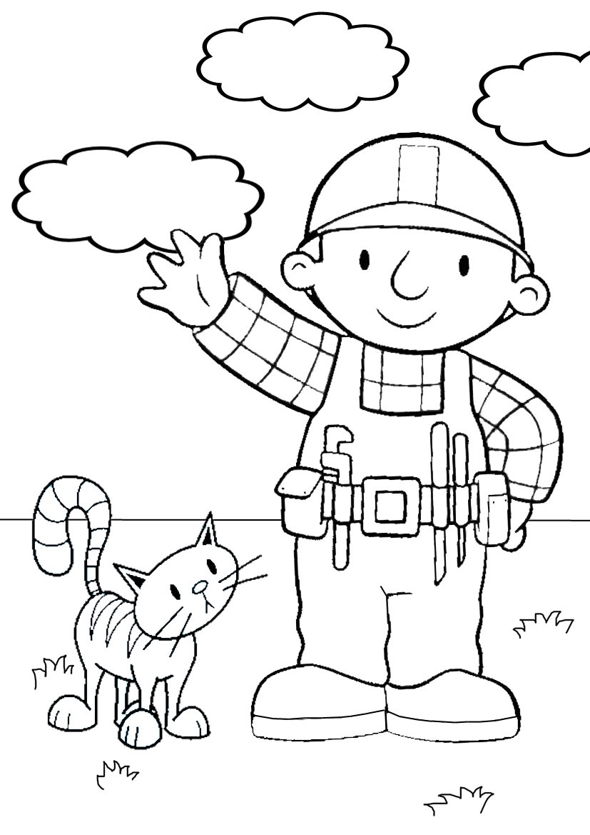 Bob The Builder Coloring Page For Kids Halloween Coloring Pages ...