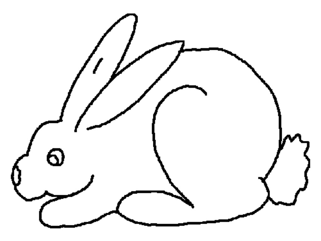 White Rabbit Color Book Printables  Coloring Page