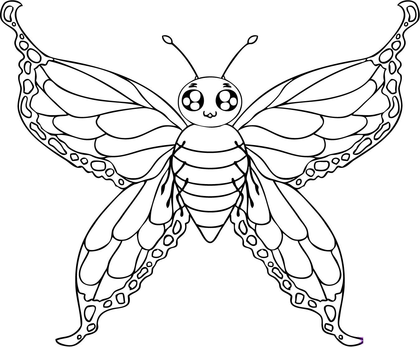 Featured image of post Printable Butterfly Images For Colouring