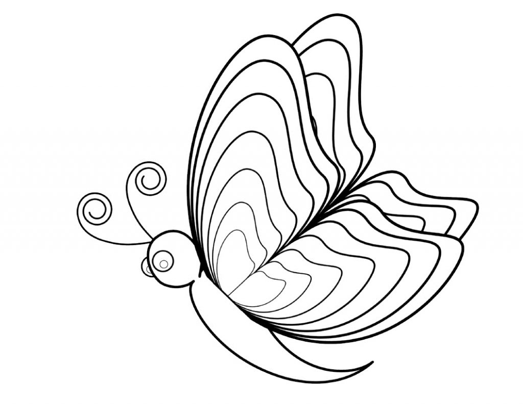 Butterfly Coloring Pages Free