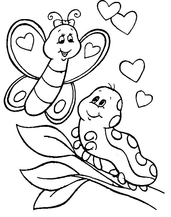 free printable butterfly coloring pages for kids