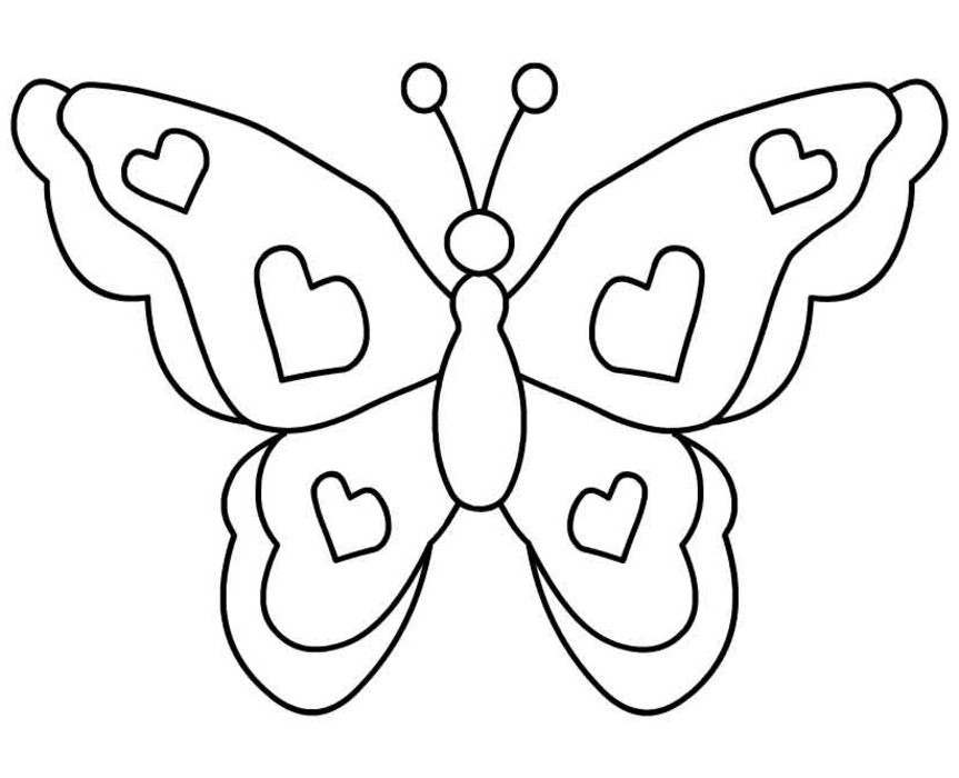 Download Free Printable Butterfly Coloring Pages For Kids