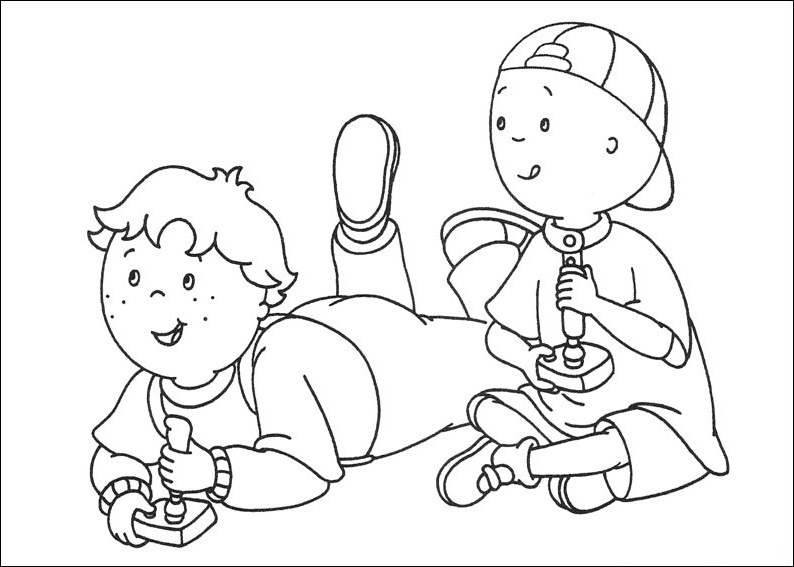 Caillou Coloring Page Pictures