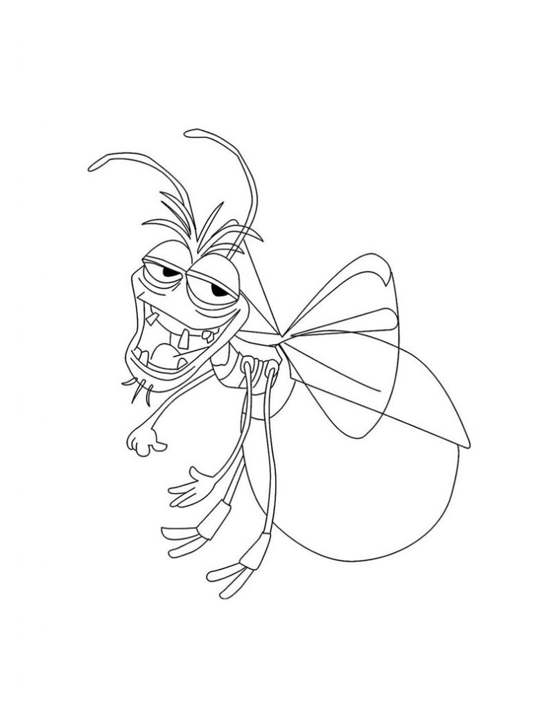 Cartoon Bug Coloring Pages