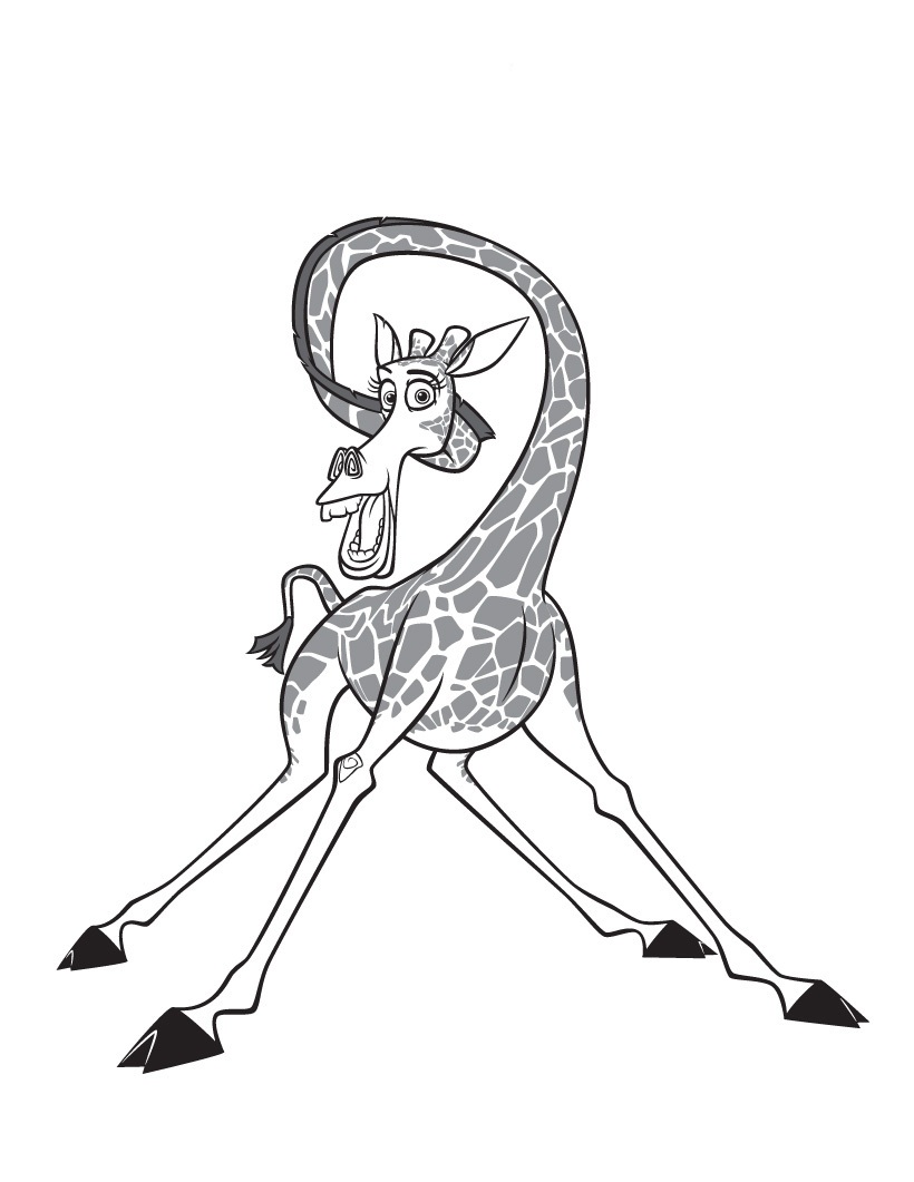 Free Printable Giraffe Coloring Pages For Kids