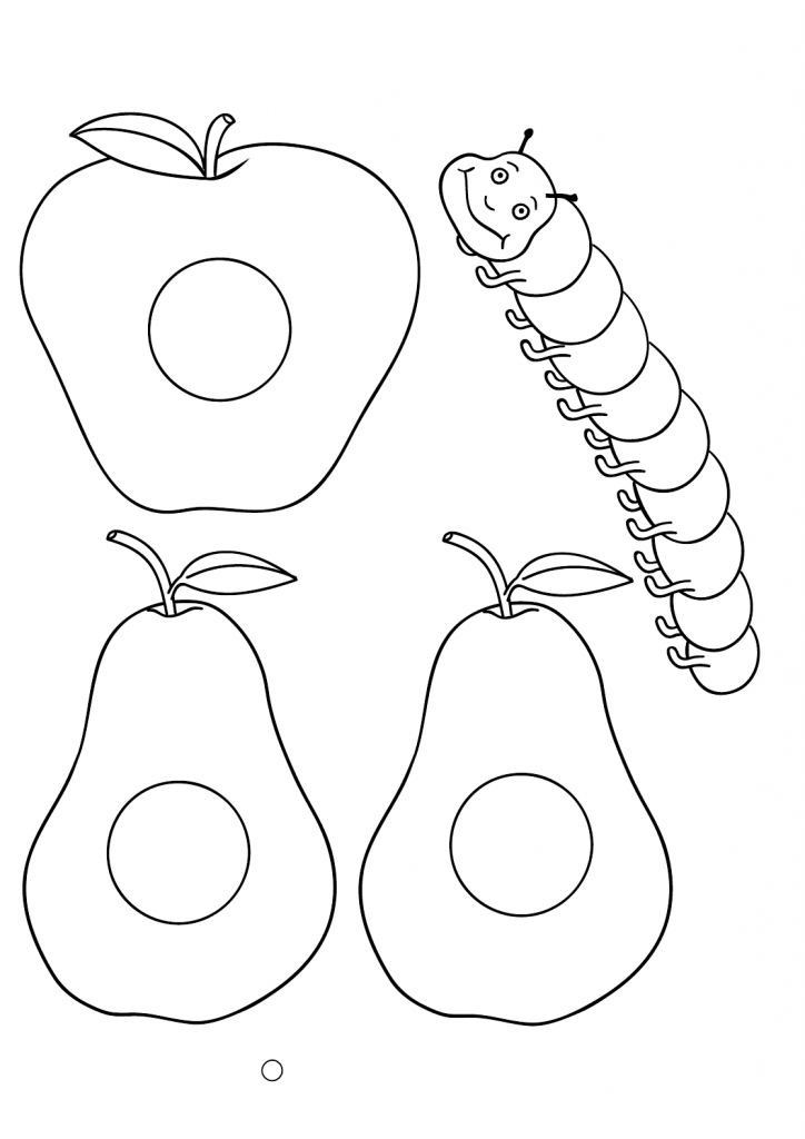 Caterpillar Coloring Pages Free For Kids