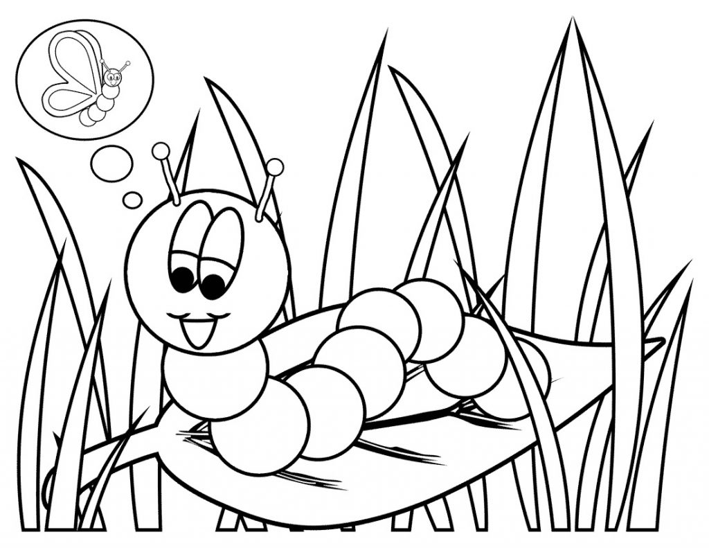 Caterpillar Coloring Pages To Print