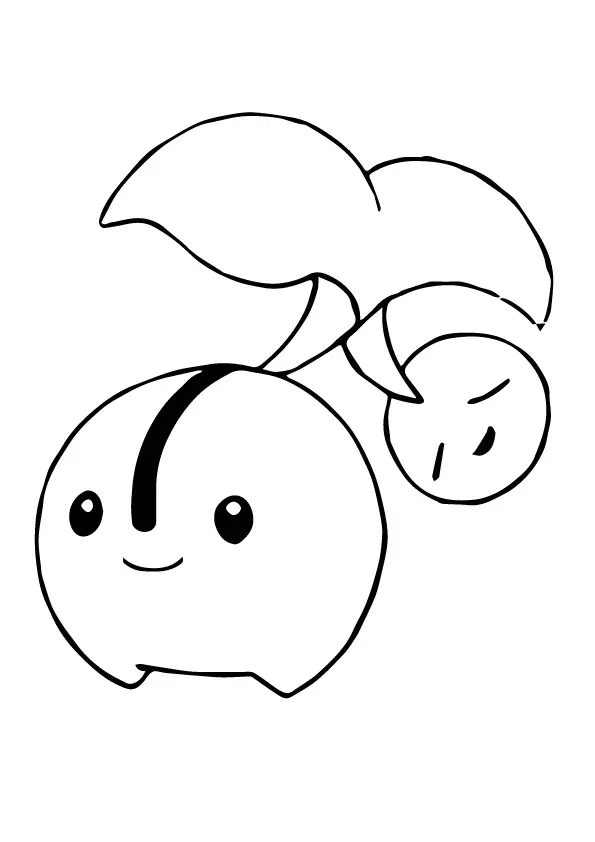 Cherubi Pokemon Coloring Page