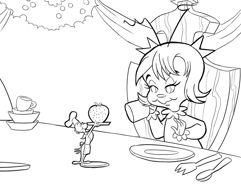 Cindy Grinch Coloring Page