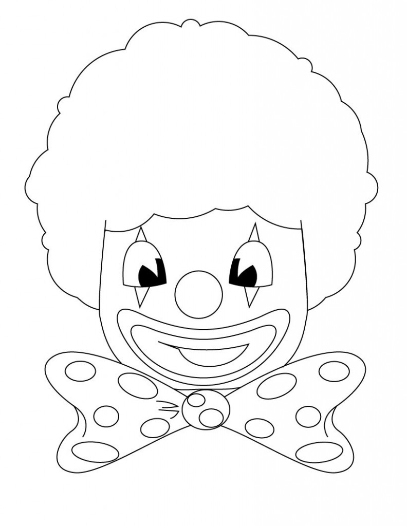 Clown Coloring Pages For Kids