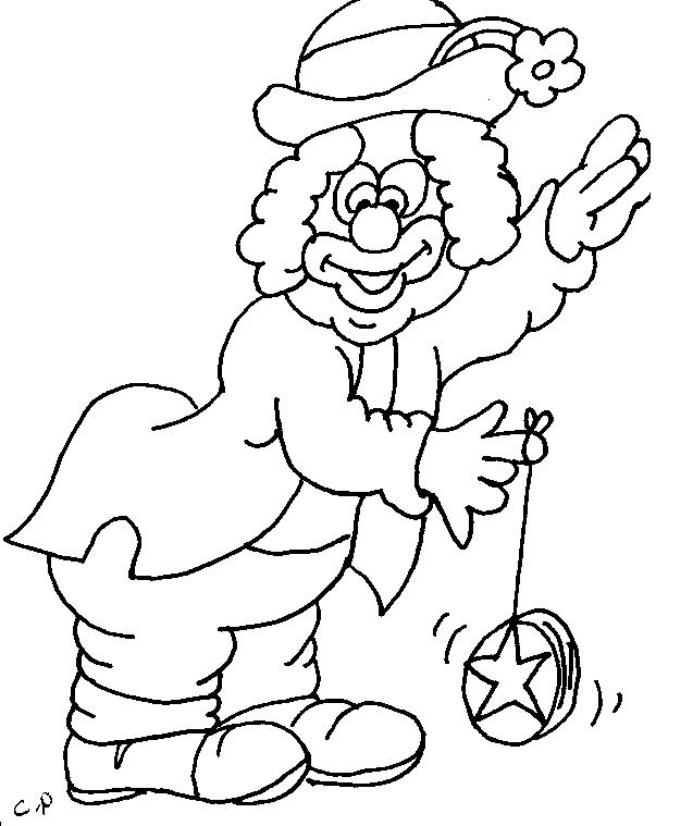 Clown Coloring Pages Photos