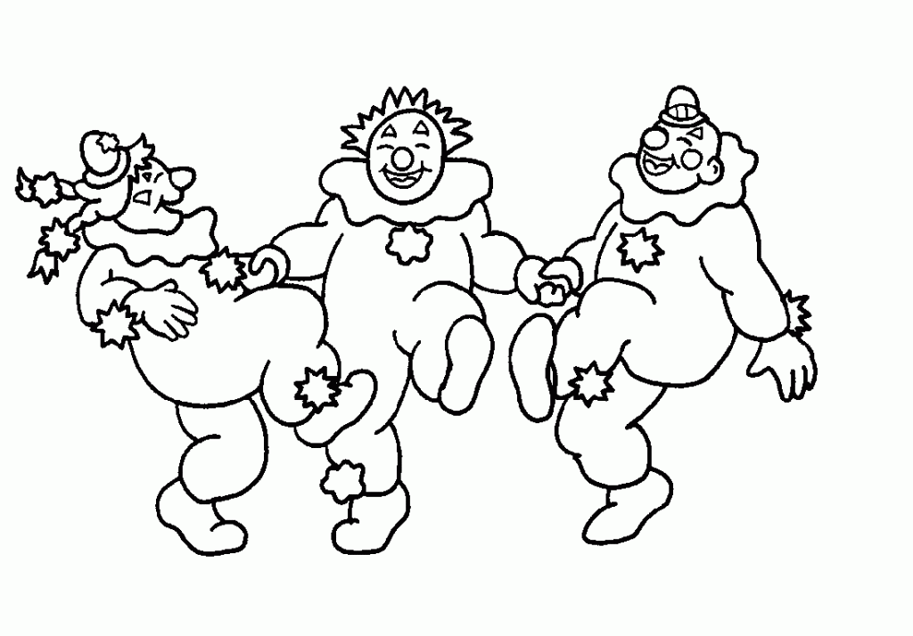 Clowns Coloring Pages