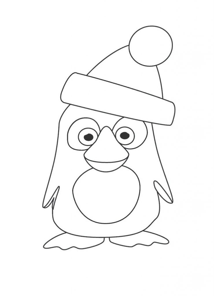 Club Penguin Coloring Page
