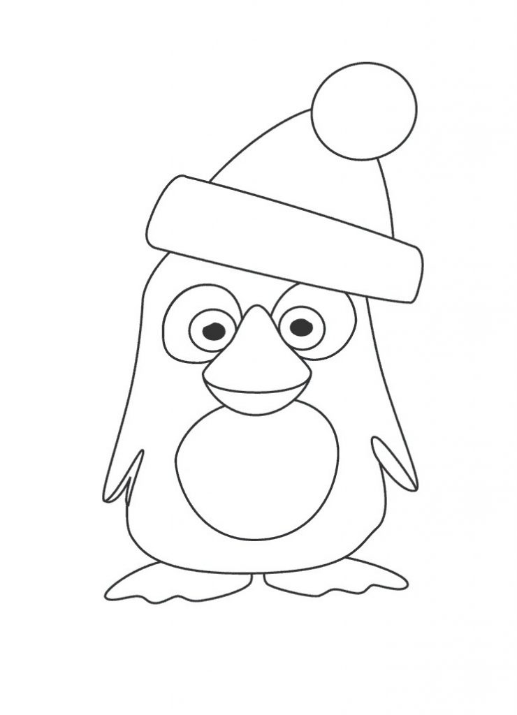 Free Printable Penguin Coloring Pages For Kids