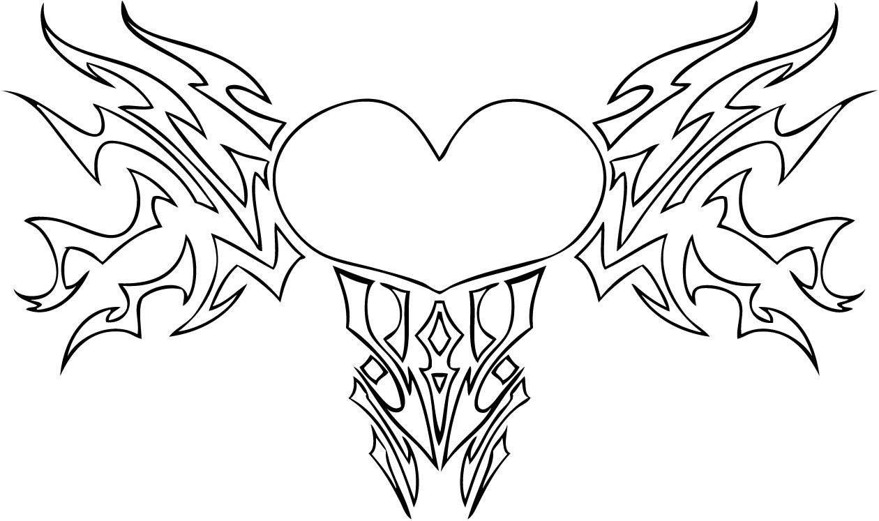Coloring Pages Hearts 8