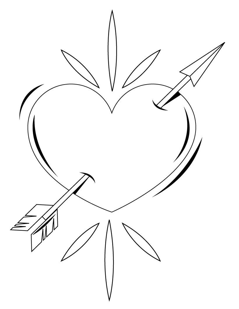 Free Printable Heart Coloring Pages For Kids