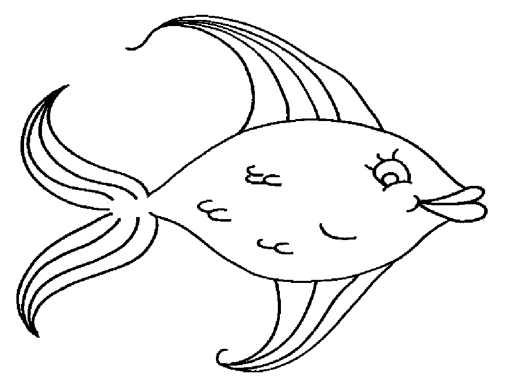 Coloring Page of Fish