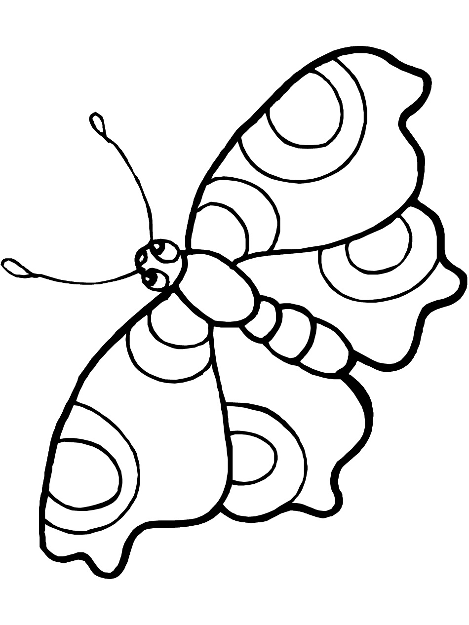 Coloring Pages For Kids By Mr Adron Butterfly Coloring Page To Print 