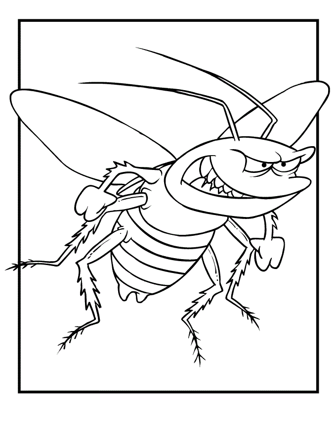 free printable bug coloring pages for kids