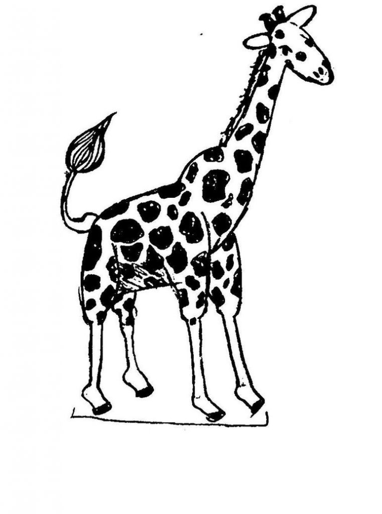 Coloring Pages Giraffe