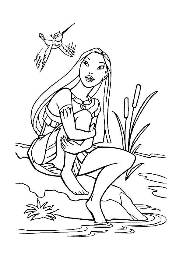 Coloring Pages Pocahontas