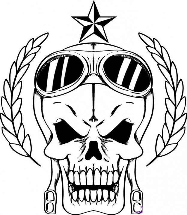 Free Printable Skull Coloring Pages For Kids