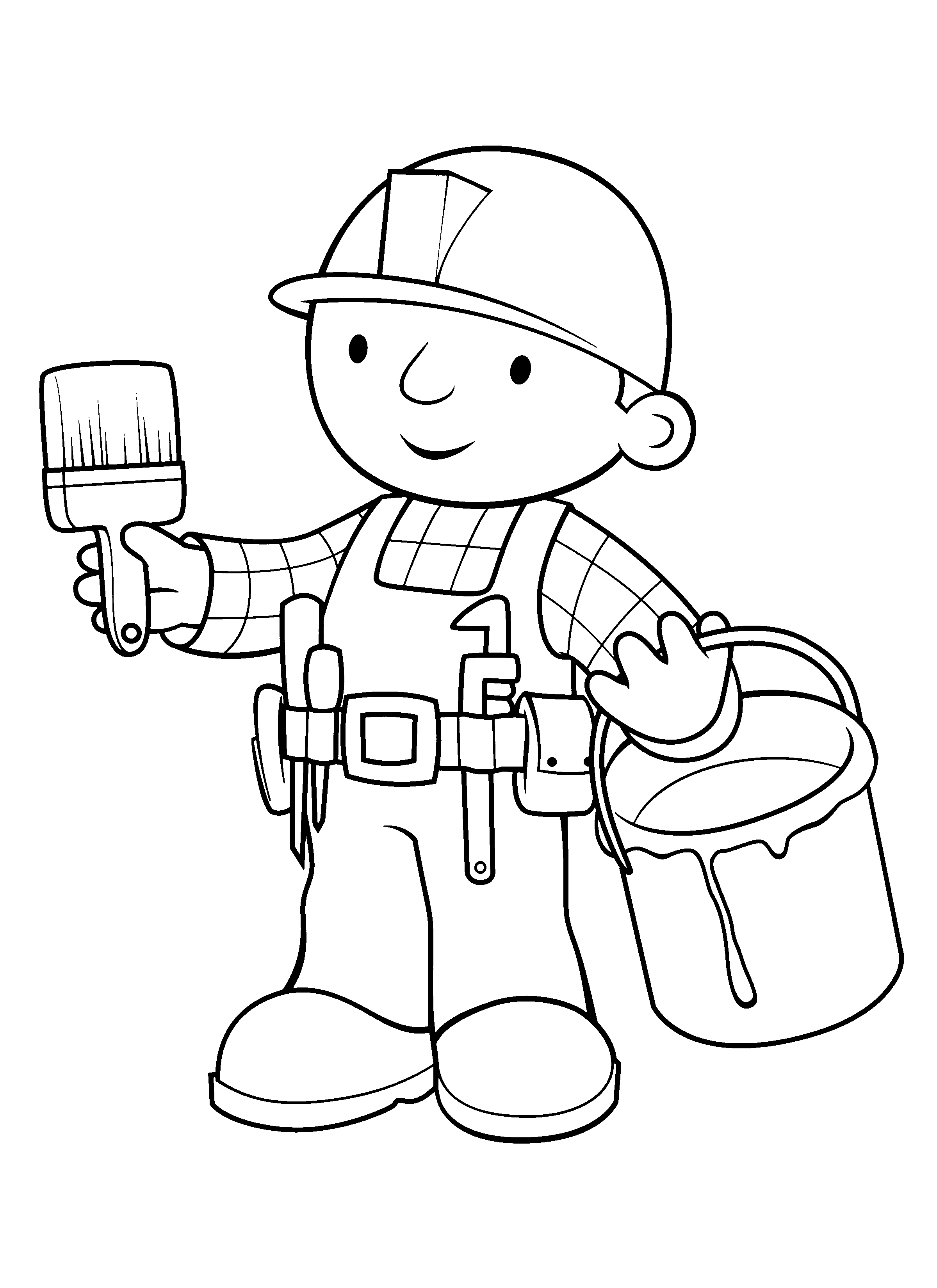 Bob The Builder Lofty Coloring Page Bob The Builder Coloring Pages ...