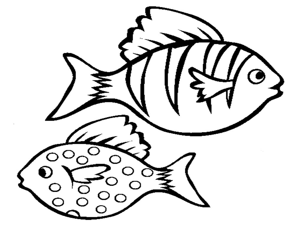 Coloring Pages of Fishes