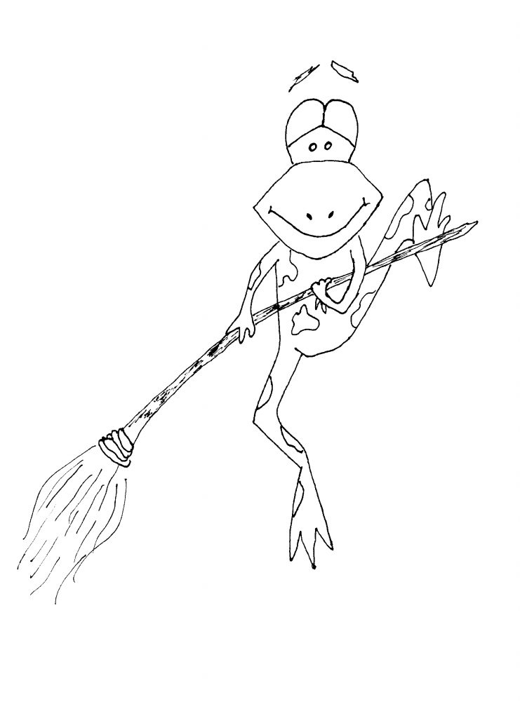 Coloring Pages of Frog