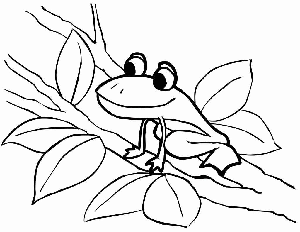 Coloring Pages of Frogs