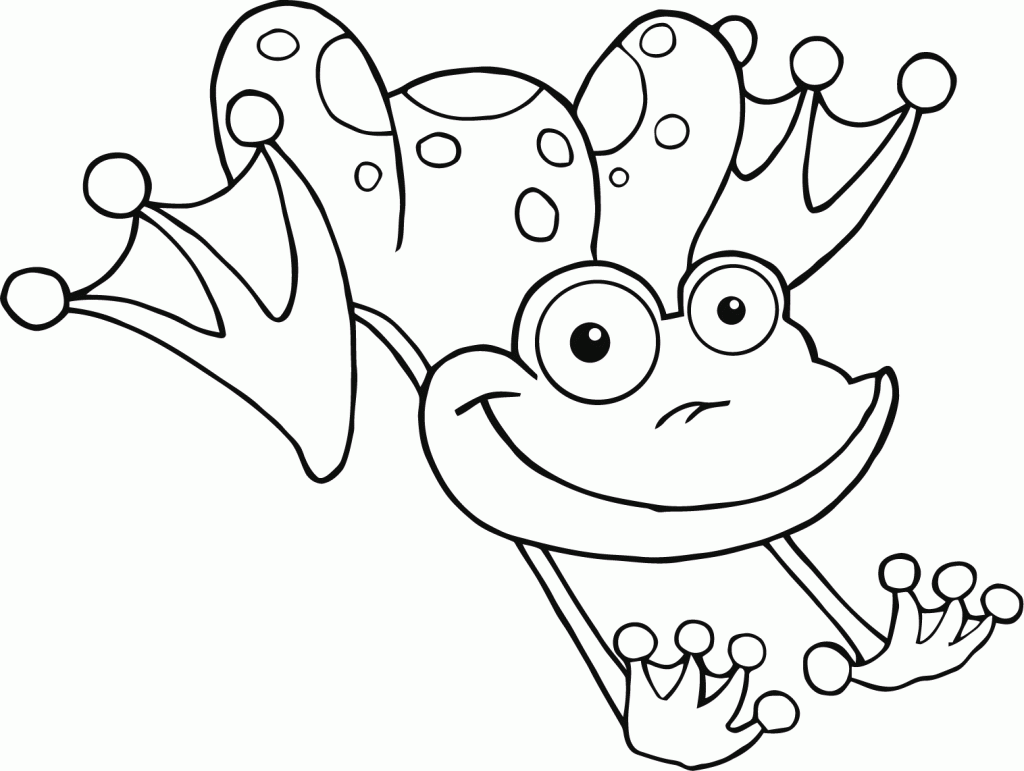 Coloring Pages of Frogs For Kids