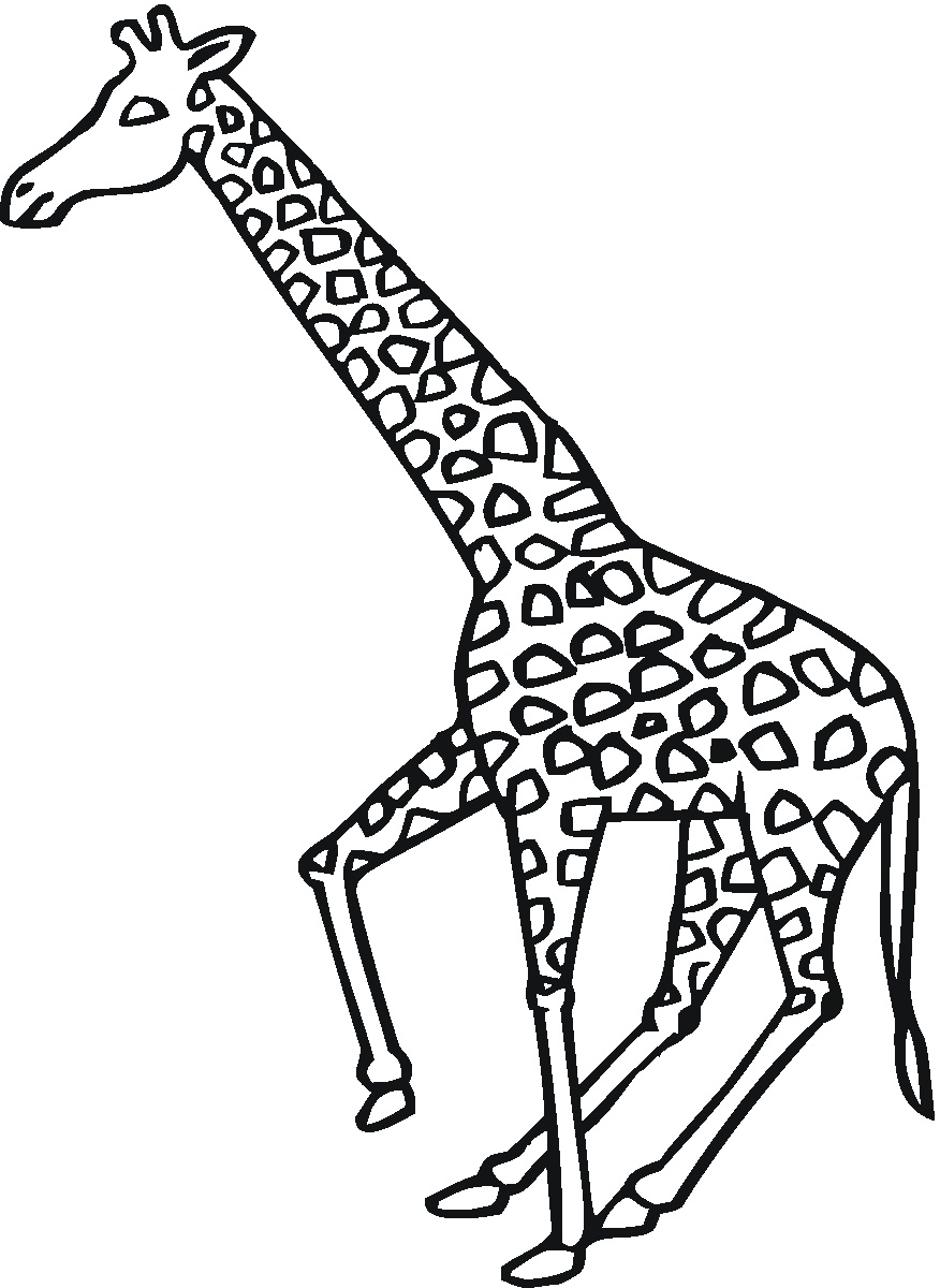 Download Free Printable Giraffe Coloring Pages For Kids