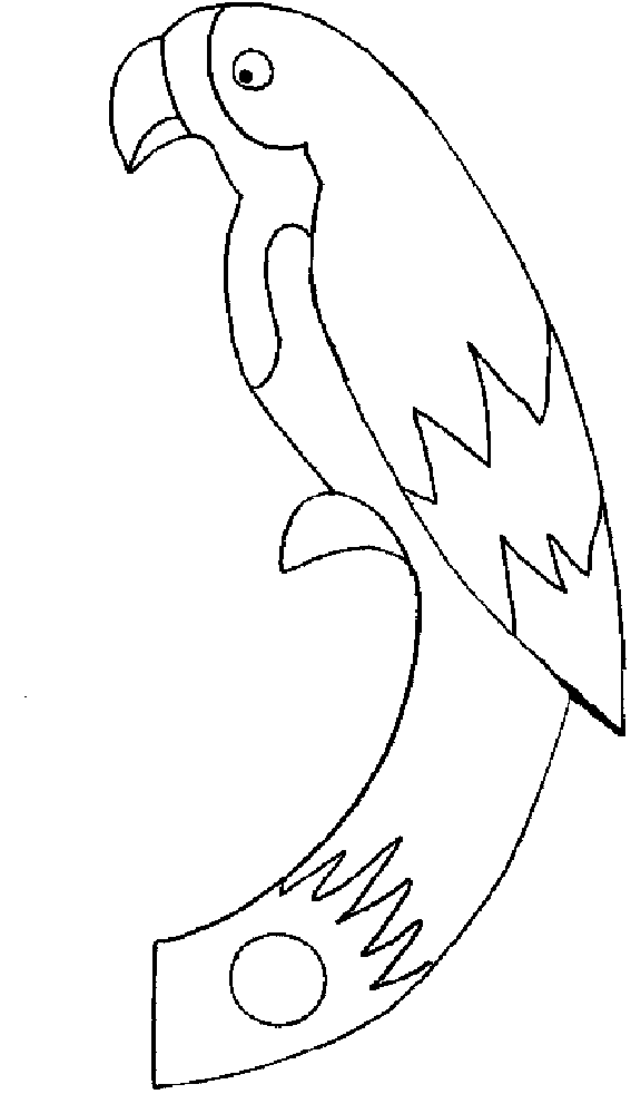 Coloring Pages of Parrot Printable
