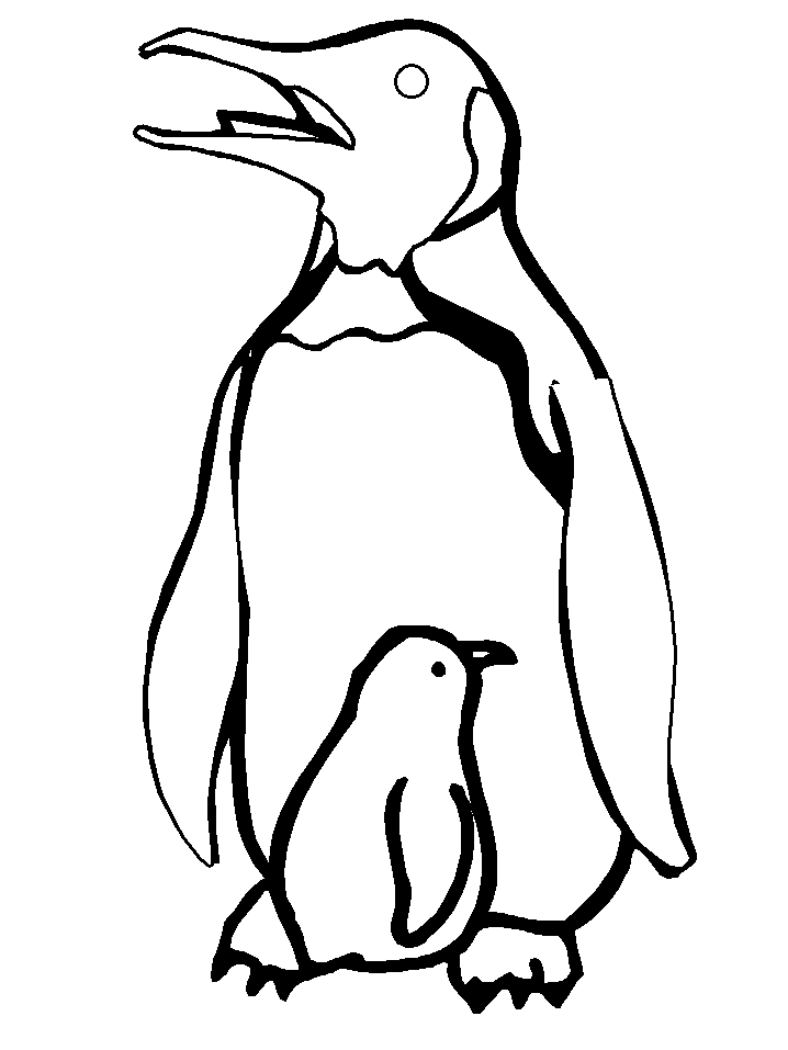 Coloring Pages of Penguins To Print