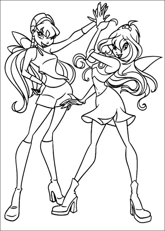 Coloring Pages of Winx Club