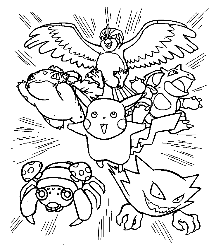 Free Printable Pokémon Coloring Pages for Kids