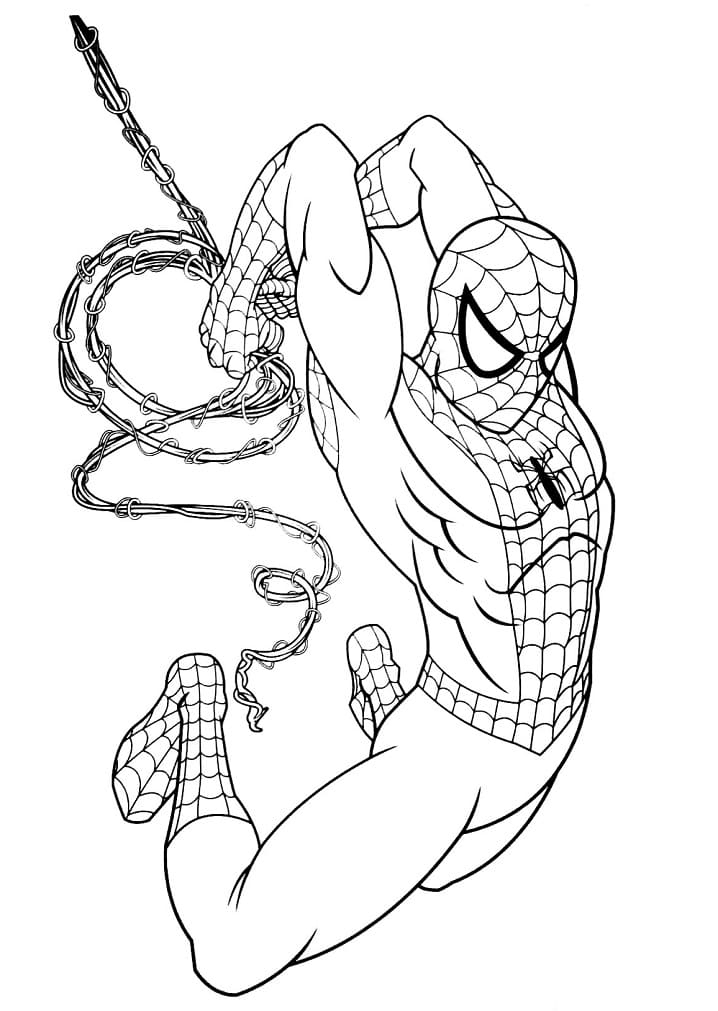 Cool Spiderman Coloring Pages