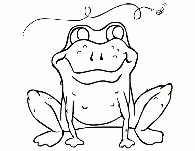 Free Printable Frog Coloring Pages For Kids