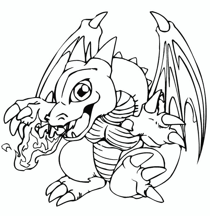 Cute Charmander Coloring Page