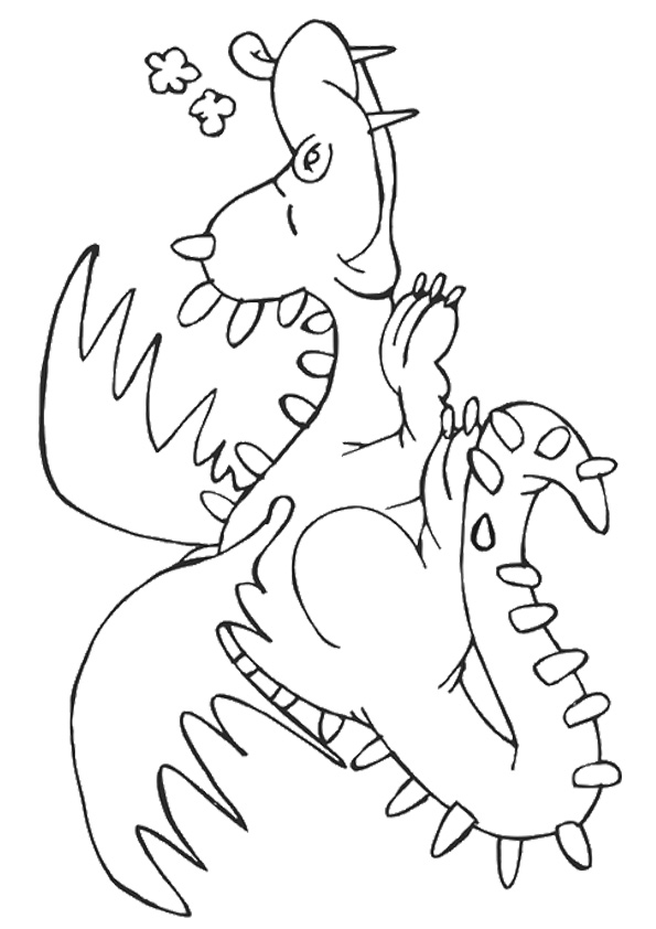 Cute Dragon Coloring Pages