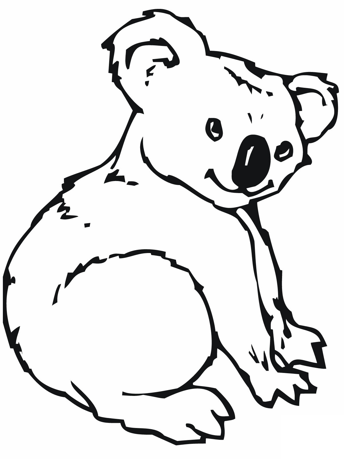 Download Free Printable Koala Coloring Pages For Kids