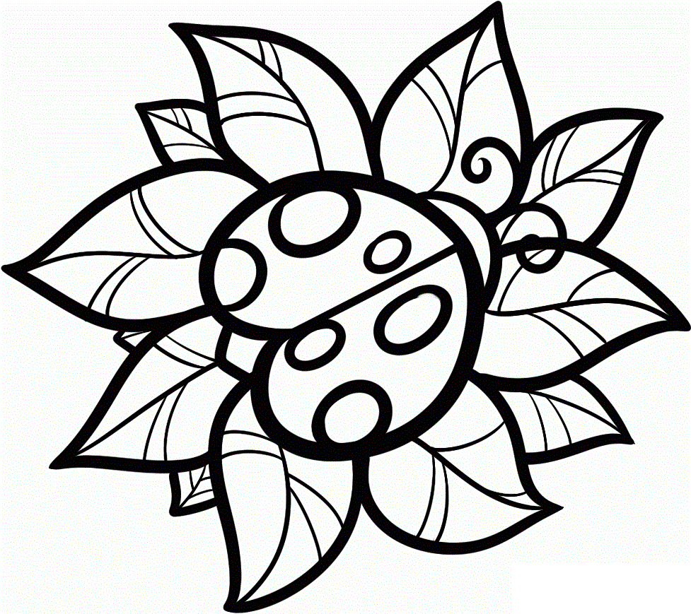 Cute Ladybug Coloring Pages