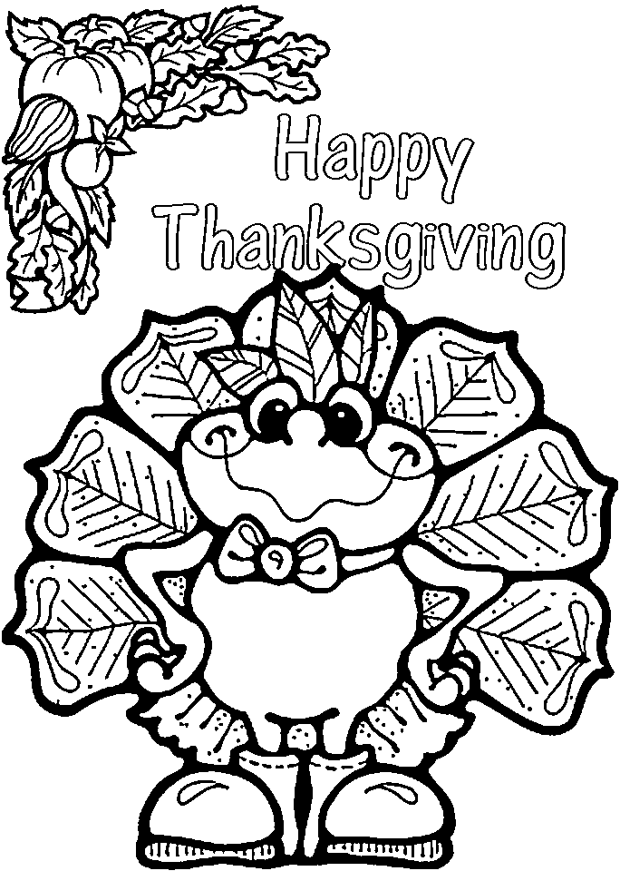 Cute Thanksgiving Turkey Frog Coloring Page