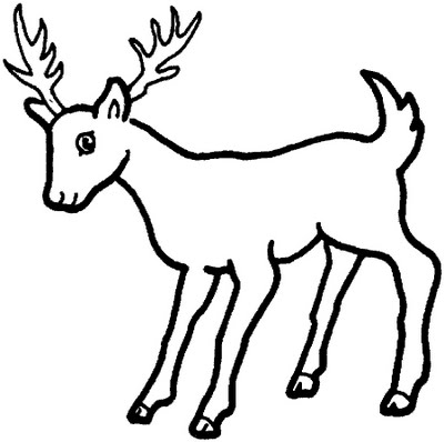 Deer Coloring Pages For Kids 10