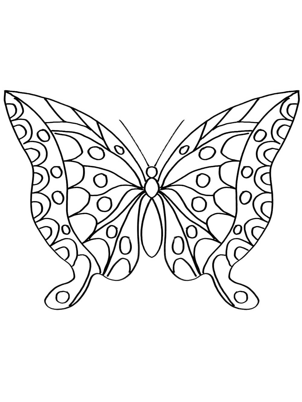 Free Printable Butterfly Coloring Pages For Kids